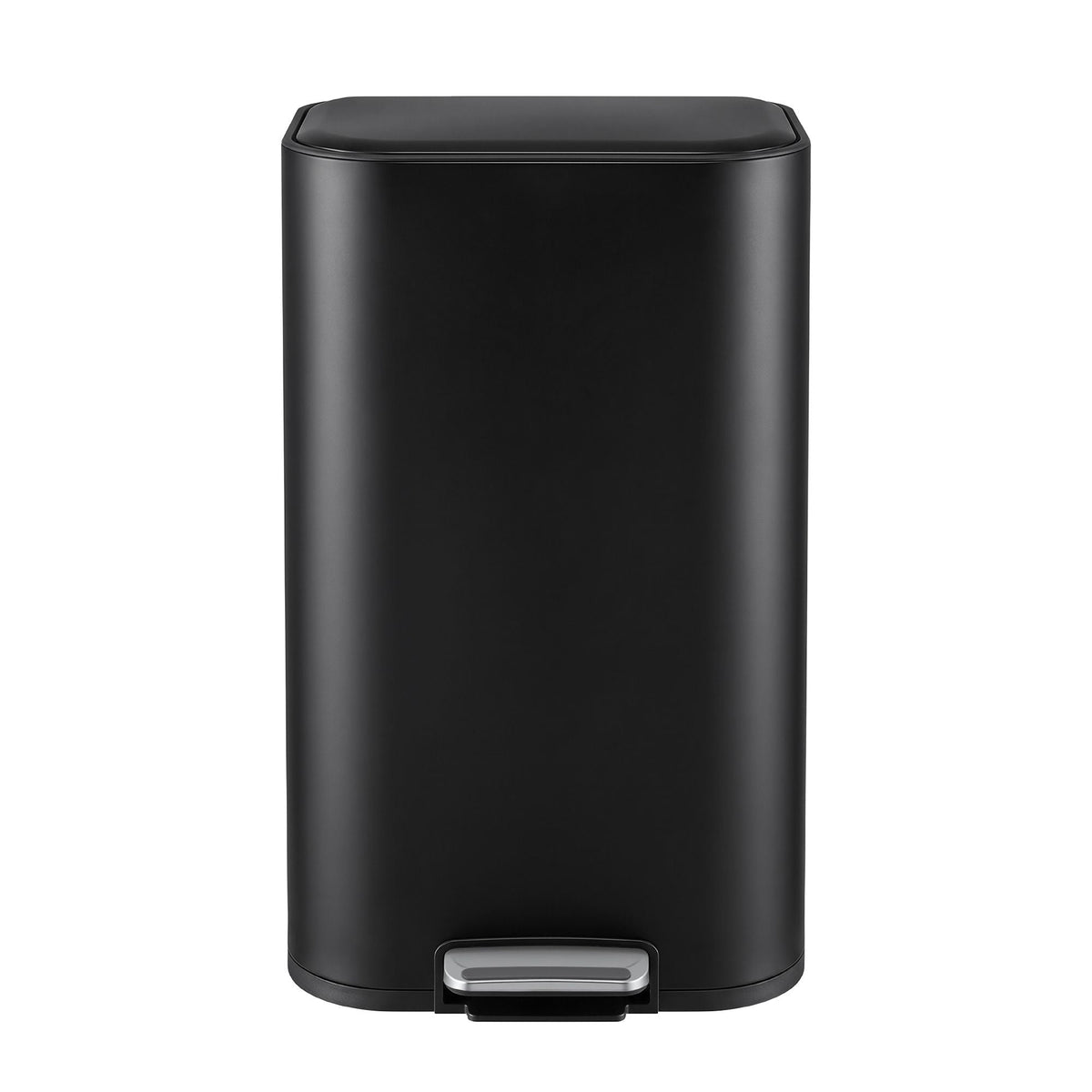 30L Pedal Rubbish Bin with Soft Close Lid - Black - Home & Garden > Kitchen Bins > Pedal Bins - Rivercity House & Home Co. (ABN 18 642 972 209) - Affordable Modern Furniture Australia