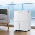 30L/Day Home Dehumidifier with 4.7L Tank for Mould & Moisture Control - White