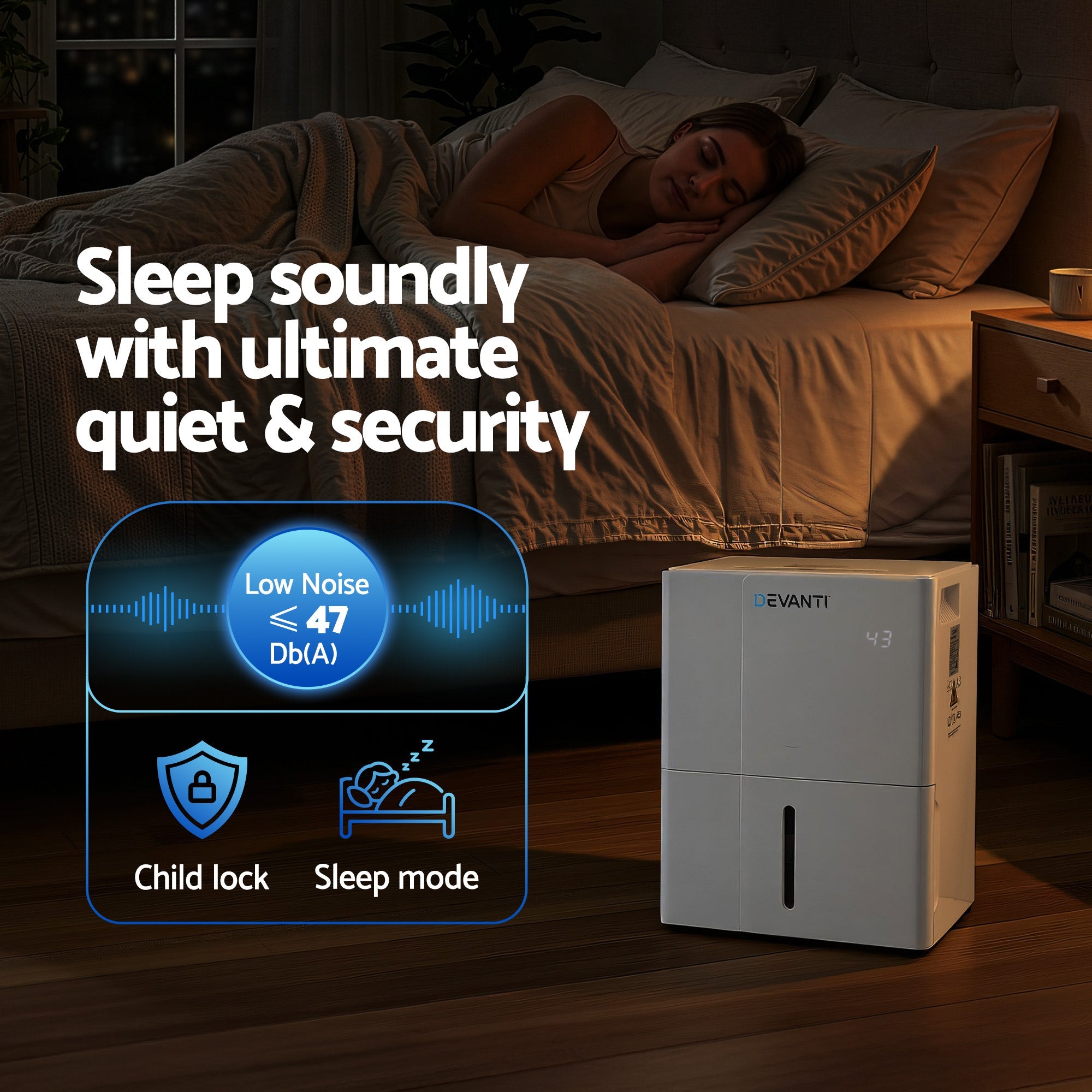 30L/Day Dehumidifier Home Air Dryer Mould Moisture 4.7L Tank - Appliances > Aroma Diffusers & Humidifiers > Dehumidifiers - Rivercity House & Home Co. (ABN 18 642 972 209) - Affordable Modern Furniture Australia