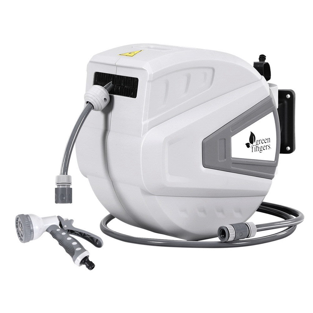 30M Water Hose Reel Retractable Auto Rewind Wall Mount Garden Spray Gun - Home & Garden > Garden Tools > Garden Hoses - Rivercity House & Home Co. (ABN 18 642 972 209) - Affordable Modern Furniture Australia