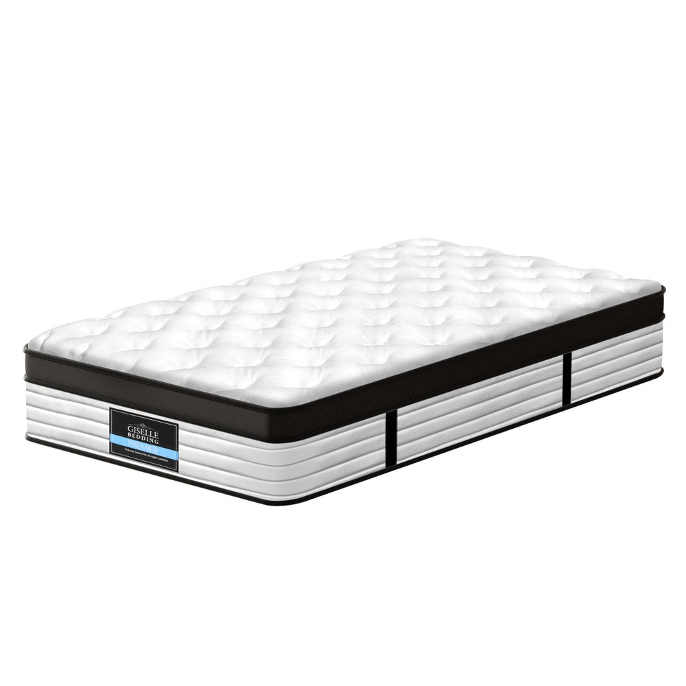 31cm Mattress Euro Top King Single - Furniture > Mattresses > Single Mattress - Rivercity House & Home Co. (ABN 18 642 972 209) - Affordable Modern Furniture Australia