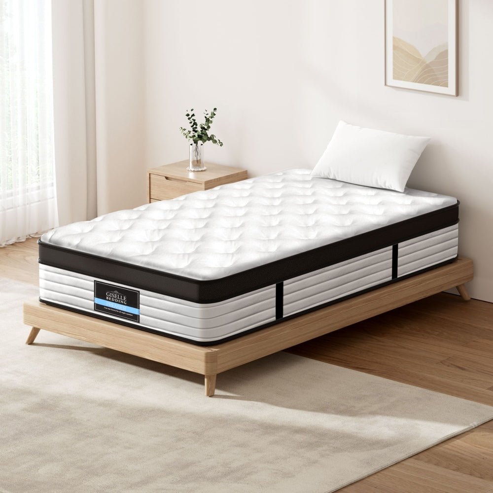 31cm Mattress Euro Top King Single - Furniture > Mattresses > Single Mattress - Rivercity House & Home Co. (ABN 18 642 972 209) - Affordable Modern Furniture Australia