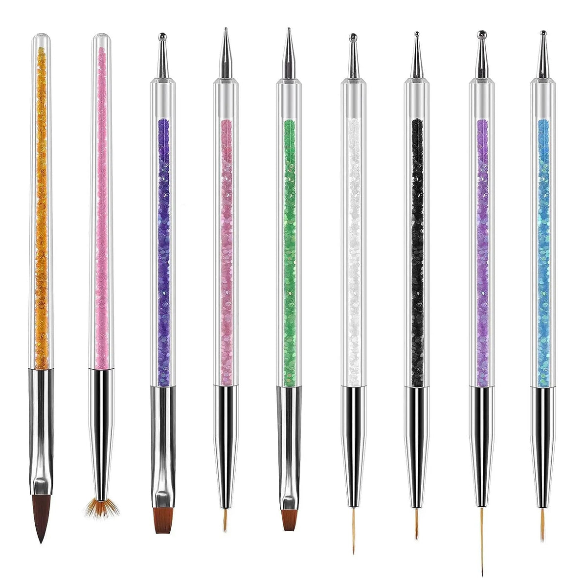 31Pcs Nail Art Brushes and Dotting Tools Set - Tools > Other Tools > Hand Tools - Rivercity House & Home Co. (ABN 18 642 972 209) - Affordable Modern Furniture Australia