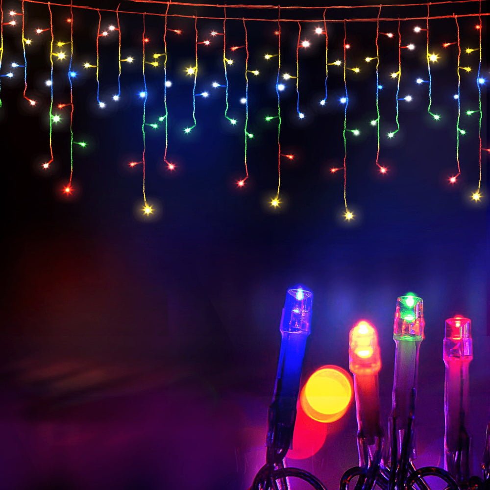32M Christmas Lights Icicle String Light 960 LED Multi - coloured - Occasions > Christmas > Outdoor Decorations & Lights - Rivercity House & Home Co. (ABN 18 642 972 209) - Affordable Modern Furniture Australia