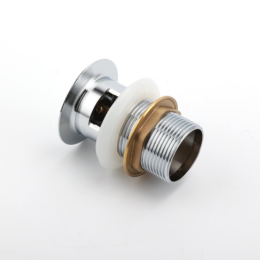 32mm Pop Up Push Brass Waste Plug Overflow Basin Sink Drain Chrome Kit Watermark - Furniture > Bathroom > Shower Heads & Screens - Rivercity House & Home Co. (ABN 18 642 972 209) - Affordable Modern Furniture Australia