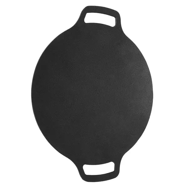 33 cm Round Korean BBQ Grill Pan with 6-Layer Non-Stick Aluminum Alloy Surface for Indoor and Outdoor Cooking - Black - Home & Garden > BBQ > BBQs & Accessories - Rivercity House & Home Co. (ABN 18 642 972 209) - Affordable Modern Furniture Australia