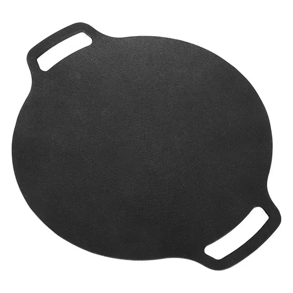 33 cm Round Korean BBQ Grill Pan with 6-Layer Non-Stick Aluminum Alloy Surface for Indoor and Outdoor Cooking - Black - Home & Garden > BBQ > BBQs & Accessories - Rivercity House & Home Co. (ABN 18 642 972 209) - Affordable Modern Furniture Australia