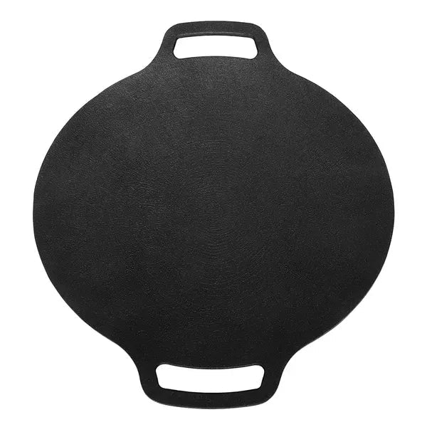 33 cm Round Korean BBQ Grill Pan with 6-Layer Non-Stick Aluminum Alloy Surface for Indoor and Outdoor Cooking - Black - Home & Garden > BBQ > BBQs & Accessories - Rivercity House & Home Co. (ABN 18 642 972 209) - Affordable Modern Furniture Australia