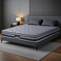 34cm Double Hybrid Pocket Spring Mattress - Grey
