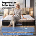 35cm King Mattress Firm with Copper Memory Foam and Edge Support