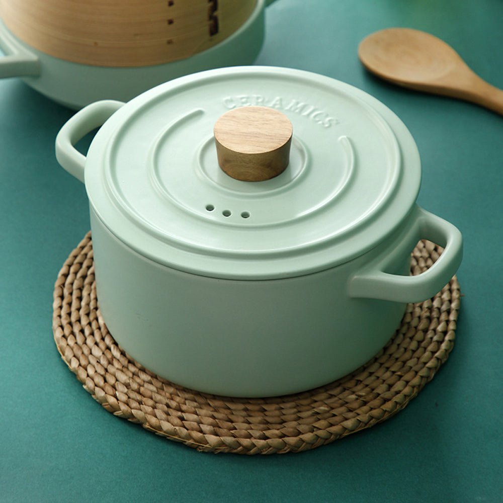 3.5L Ceramic Cooking Pot Clay Pot Japanese Donabe Chinese Ceramic Claypot Cookware Stockpot Lid - Appliances > Kitchen Appliances > Cooktops & Stoves - Rivercity House & Home Co. (ABN 18 642 972 209) - Affordable Modern Furniture Australia