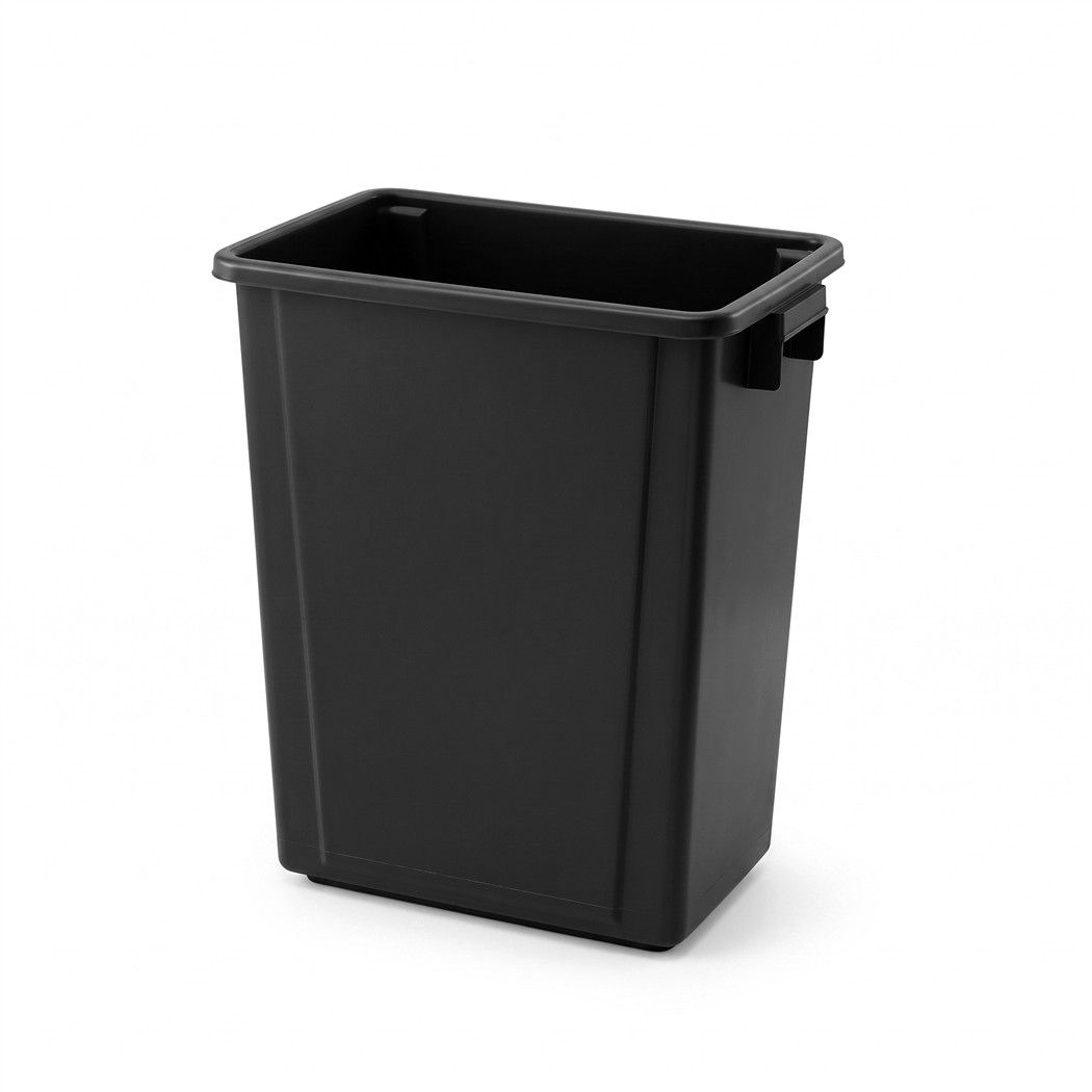 35L Open Top Rubbish Bin with Handles for Kitchen and Office - Dark Grey - Home & Garden > Kitchen Bins > Automatic Bins - Rivercity House & Home Co. (ABN 18 642 972 209) - Affordable Modern Furniture Australia