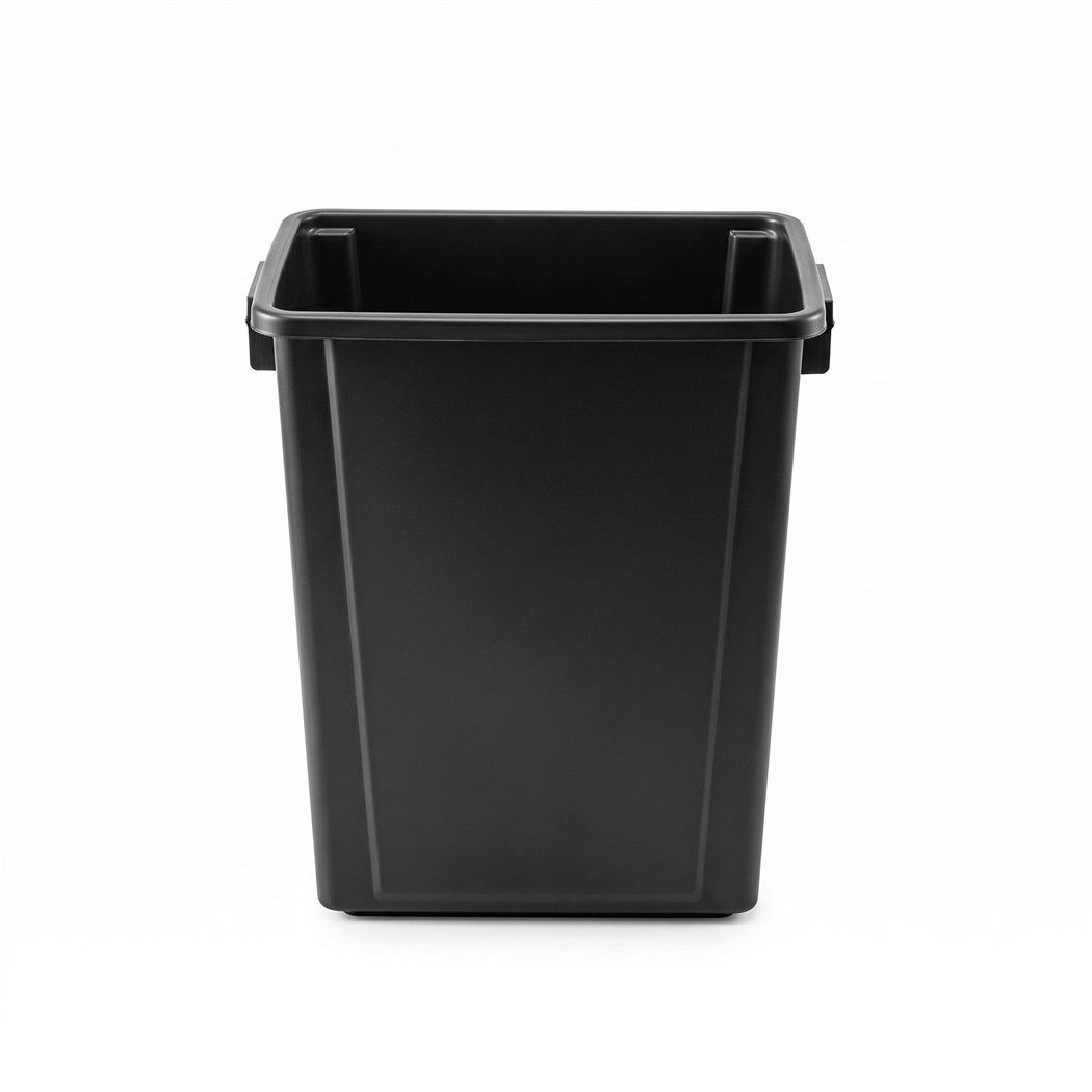 35L Open Top Rubbish Bin with Handles for Kitchen and Office - Dark Grey - Home & Garden > Kitchen Bins > Automatic Bins - Rivercity House & Home Co. (ABN 18 642 972 209) - Affordable Modern Furniture Australia
