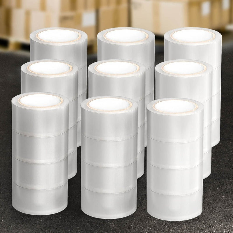 36 Rolls Packing Packaging Tape Sticky Clear Sealing Tapes Transparent 48mmx75m - Commercial > Commercial Others - Rivercity House & Home Co. (ABN 18 642 972 209) - Affordable Modern Furniture Australia