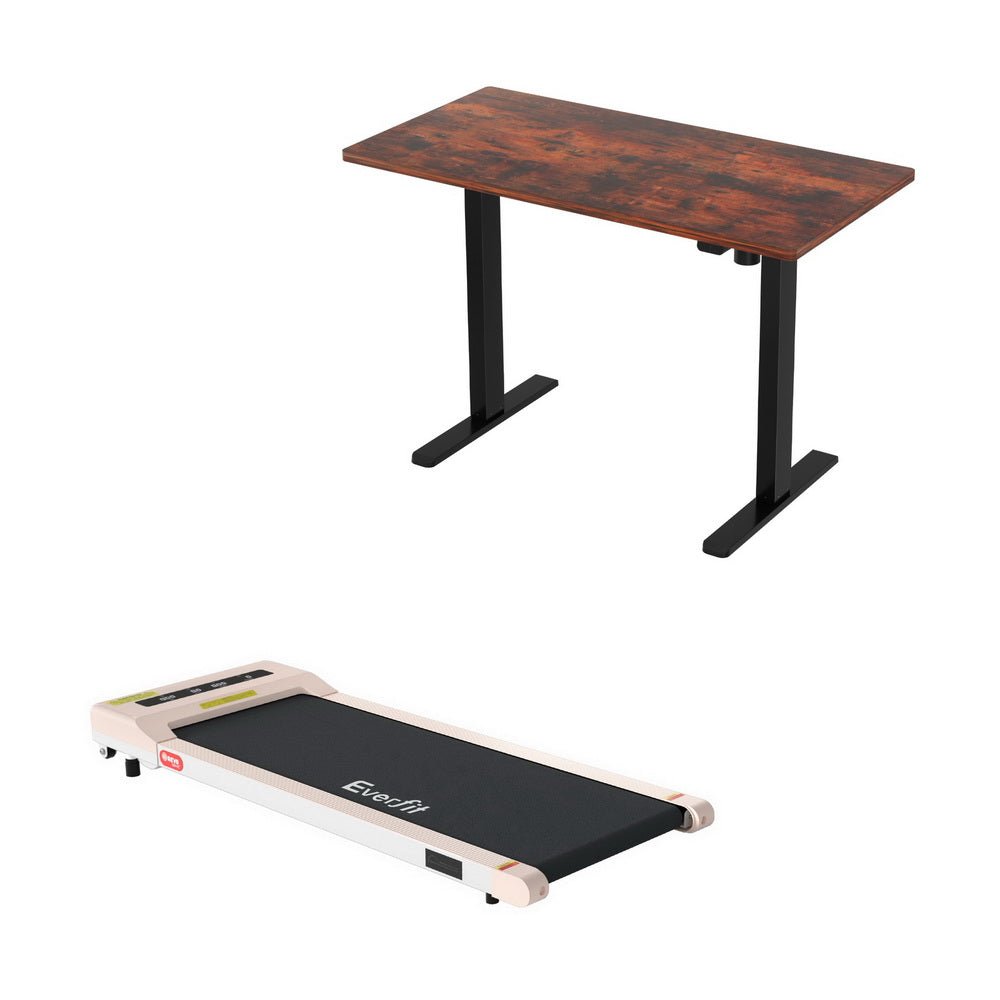 360mm Treadmill Electric Walking Pad with 140cm Automatic Standing Desk - Furniture > Office > Desks - Rivercity House & Home Co. (ABN 18 642 972 209) - Affordable Modern Furniture Australia