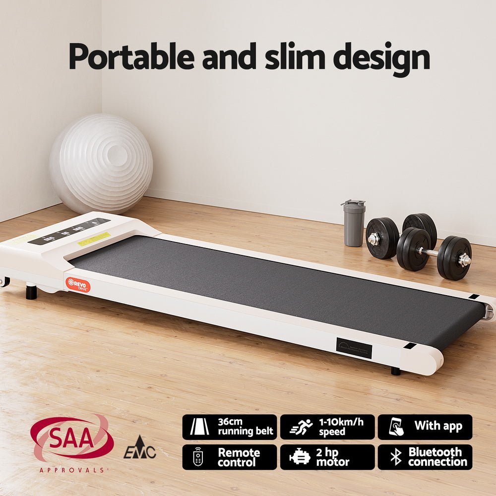 360mm Treadmill Electric Walking Pad with 140cm Automatic Standing Desk - Furniture > Office > Desks - Rivercity House & Home Co. (ABN 18 642 972 209) - Affordable Modern Furniture Australia