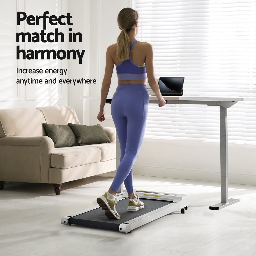 360mm Treadmill Electric Walking Pad with140cm Automatic Standing Desk - Furniture > Office > Desks - Rivercity House & Home Co. (ABN 18 642 972 209) - Affordable Modern Furniture Australia