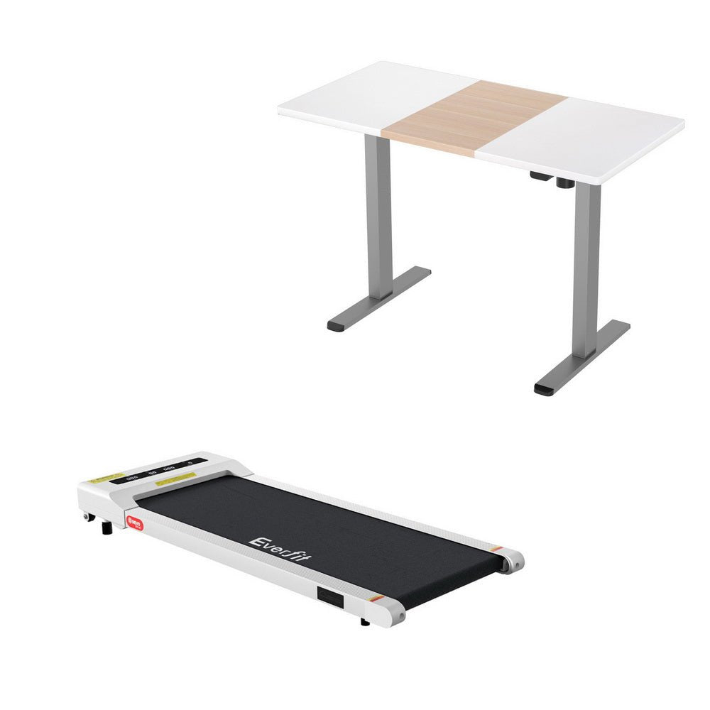 360mm Treadmill Electric Walking Pad with140cm Automatic Standing Desk - Furniture > Office > Desks - Rivercity House & Home Co. (ABN 18 642 972 209) - Affordable Modern Furniture Australia