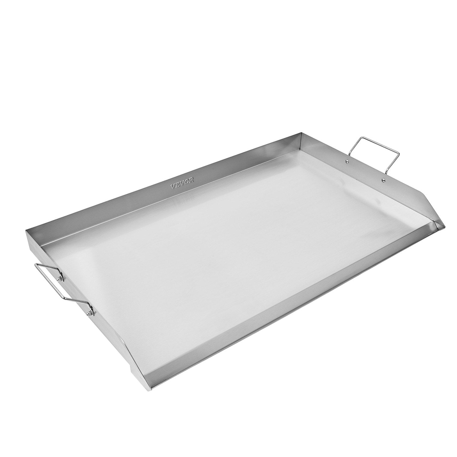 36x22 in Flat Top Griddle Stainless Steel Universal BBQ Grill Pan Cookware - Home & Garden > BBQ > BBQ Tools - Rivercity House & Home Co. (ABN 18 642 972 209) - Affordable Modern Furniture Australia