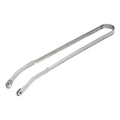 38 cm Stainless Steel BBQ Sausage Turning Tongs with Long Handle for Grilling - Silver