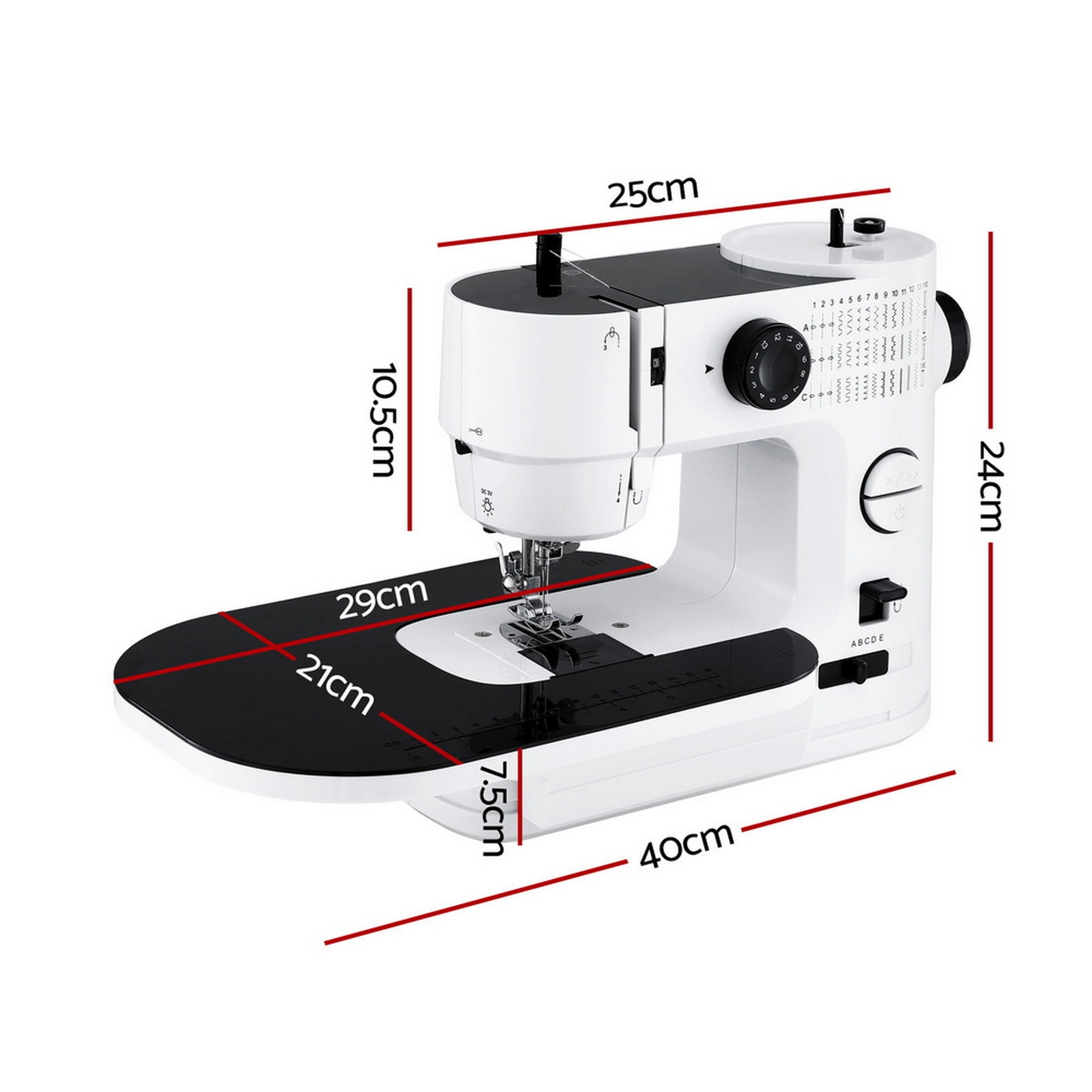 39 Stitches Mini Sewing Machine Portable Sewing Machine Kit - Home & Garden > Hobbies > Arts & Crafts - Rivercity House & Home Co. (ABN 18 642 972 209) - Affordable Modern Furniture Australia