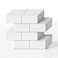 3D Peel and Stick Subway Wall Tiles 10 Sheets 2.3mm Thick - White