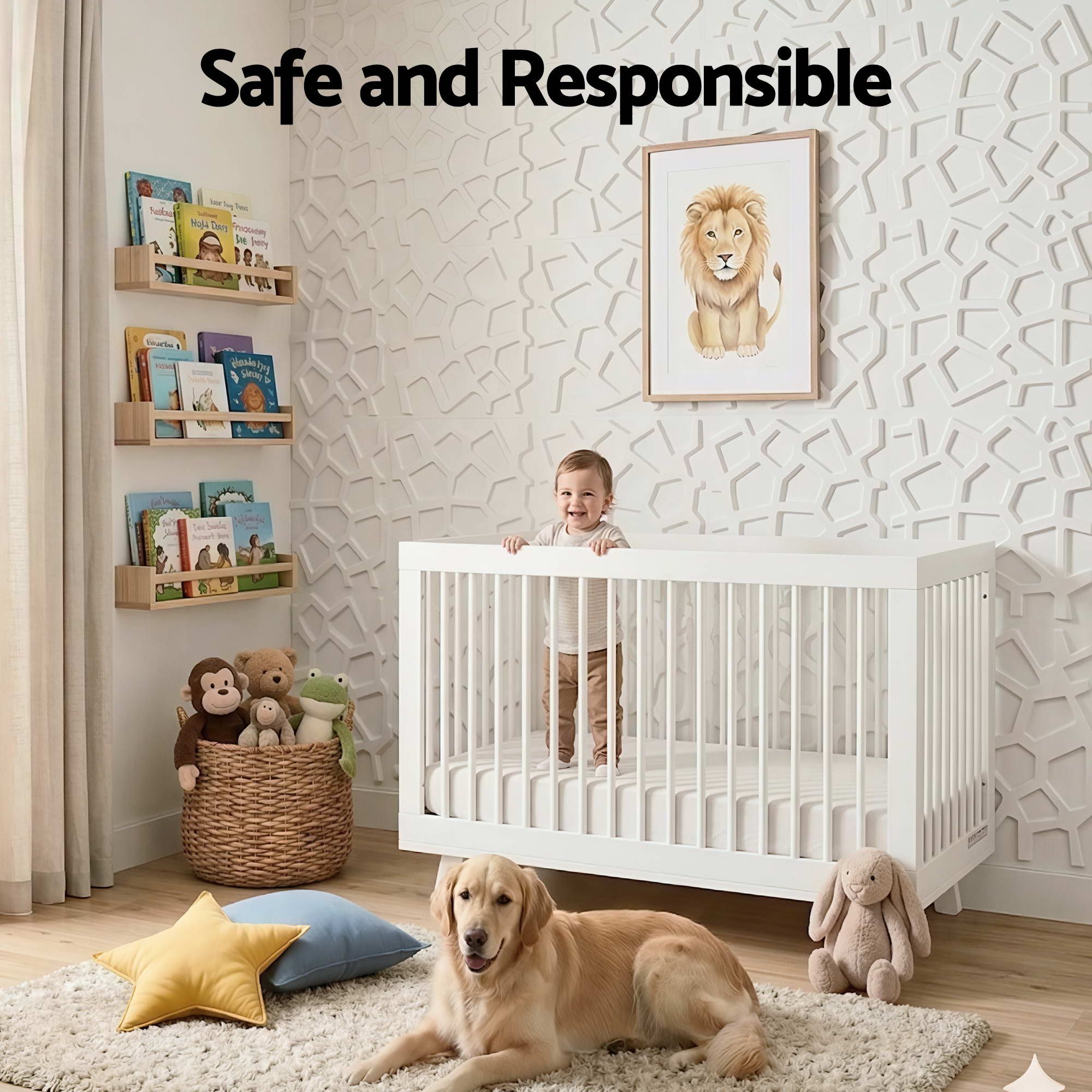 3D PVC Decorative Wall Panels 50x50cm Set of 15 - White - Home & Garden > Decor > Wallpaper - Rivercity House & Home Co. (ABN 18 642 972 209) - Affordable Modern Furniture Australia