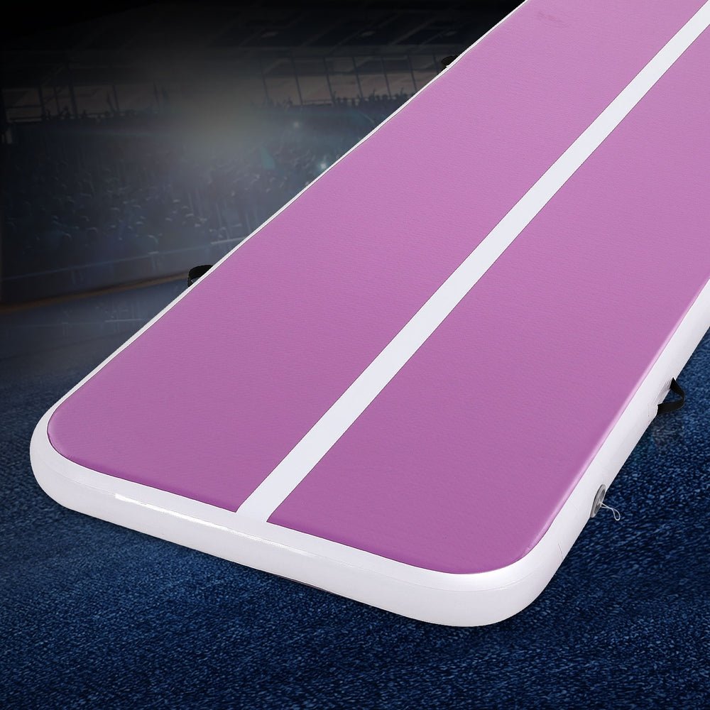 3M Air Track Gymnastics Tumbling Exercise Cheerleading Mat Inflatable Purple - Sports & Fitness > Exercise, Gym & Fitness > Gymnastics - Rivercity House & Home Co. (ABN 18 642 972 209) - Affordable Modern Furniture Australia