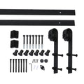 3M Antique Classic Double Sliding Barn Door Kit - Black