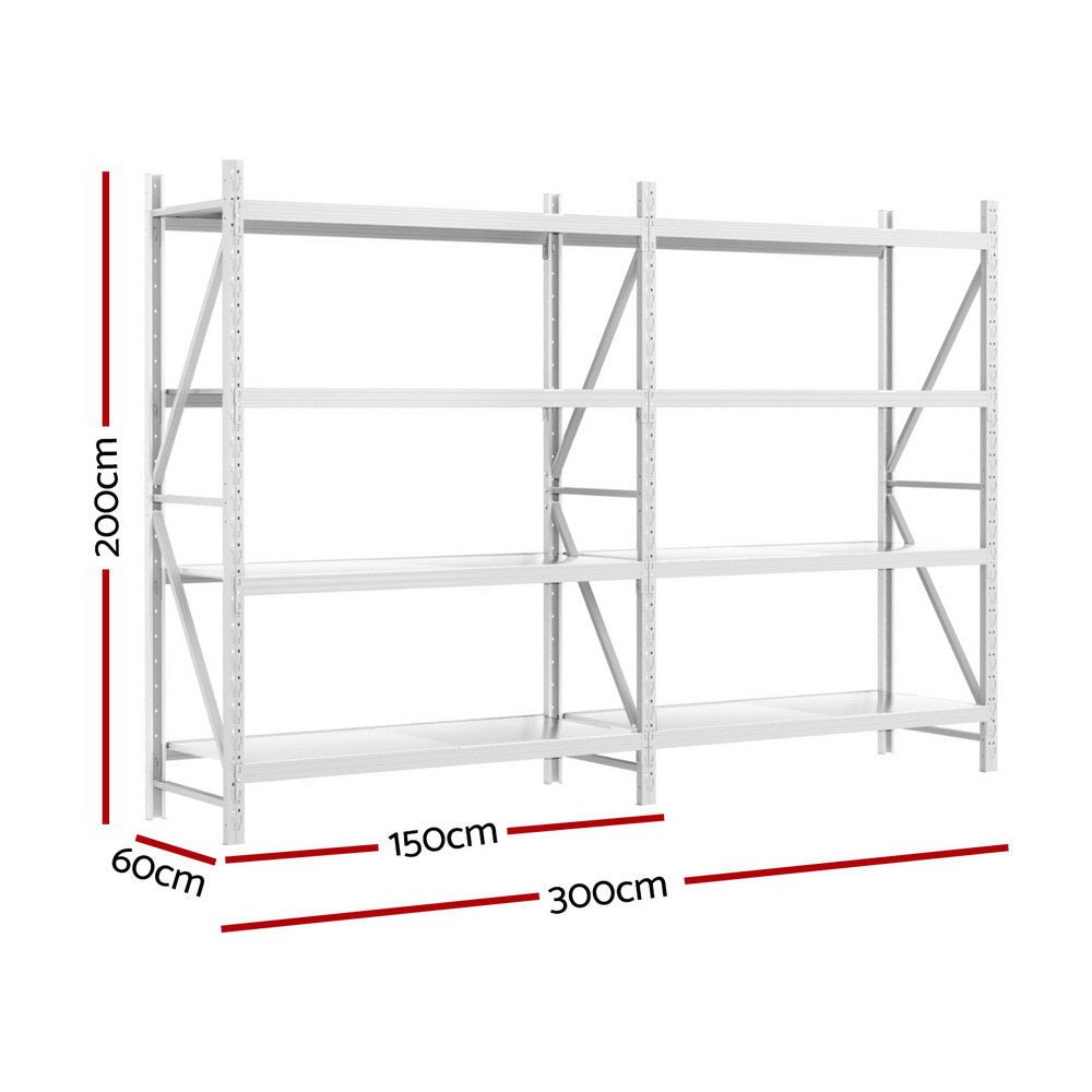 3Mx2M Garage Shelving Warehouse Rack - Tools > Tools Storage > Wall Storage Racks - Rivercity House & Home Co. (ABN 18 642 972 209) - Affordable Modern Furniture Australia