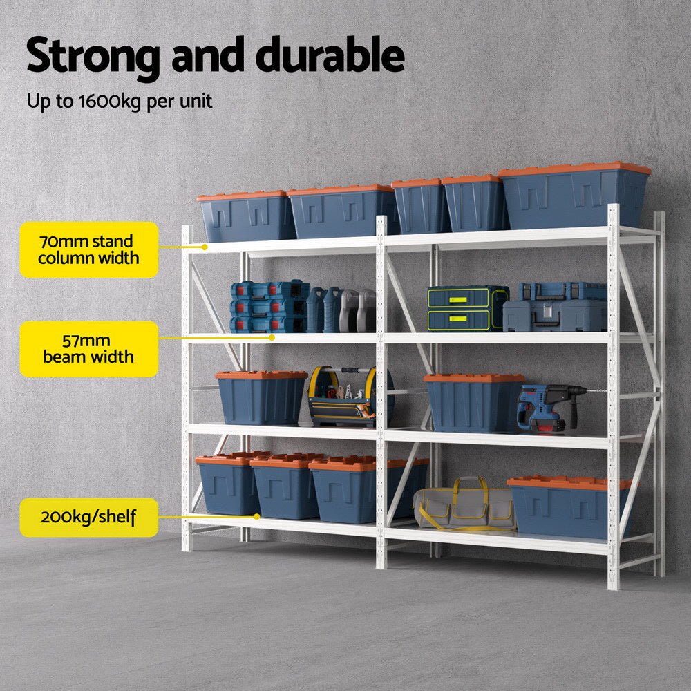3Mx2M Garage Shelving Warehouse Rack - Tools > Tools Storage > Wall Storage Racks - Rivercity House & Home Co. (ABN 18 642 972 209) - Affordable Modern Furniture Australia
