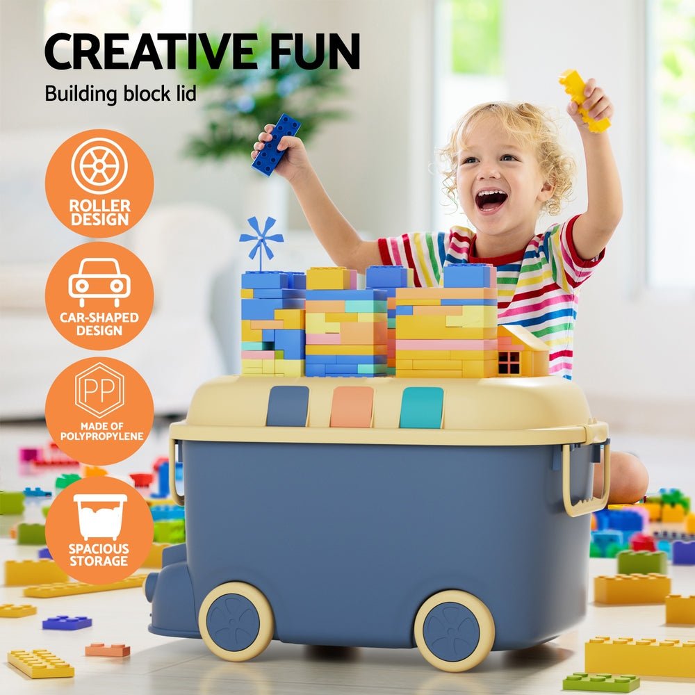 3PCS Toy Storage Box Cute Car Toy Container Kids Toys Organiser Snack Boxes - Baby & Kids > Kid's Furniture - Rivercity House & Home Co. (ABN 18 642 972 209) - Affordable Modern Furniture Australia