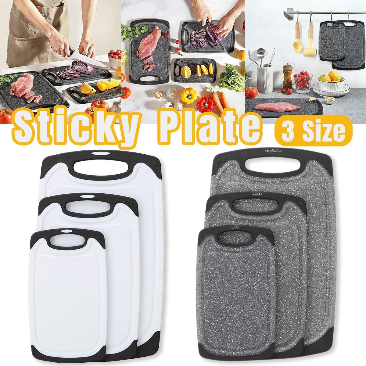 3pcs Wheat Straw Plastic Cutting Board Set Chopping Board Kitchen - White - Home & Garden > Kitchenware > Kitchen Utensils - Rivercity House & Home Co. (ABN 18 642 972 209) - Affordable Modern Furniture Australia