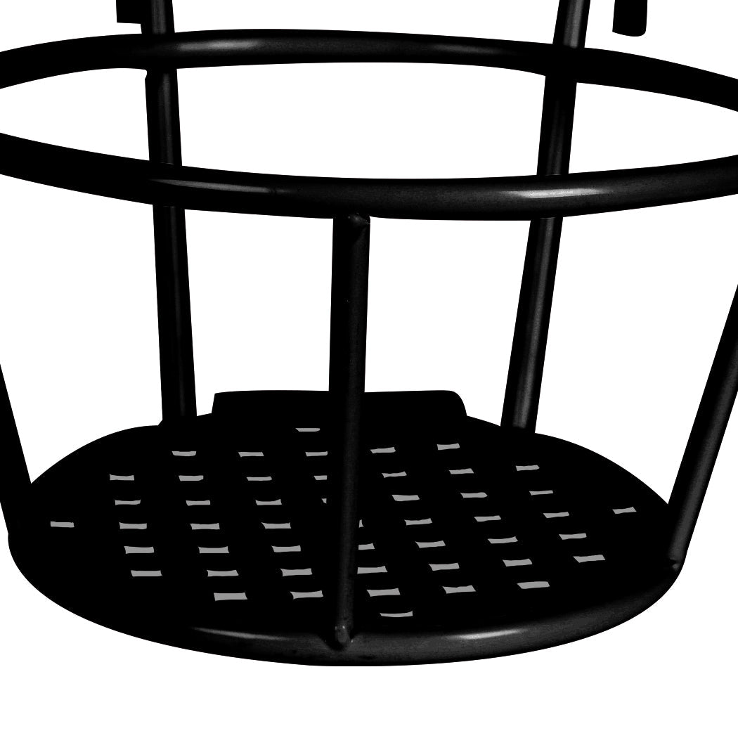 3x Hanging Plant Stand Pot Holders Steel Frame - Black - Rivercity House & Home Co. (ABN 18 642 972 209) - Affordable Modern Furniture Australia