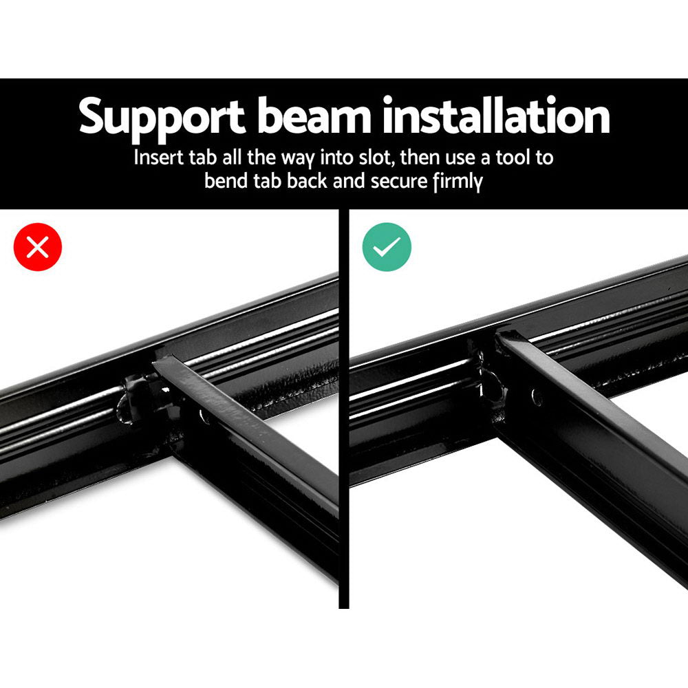 3x1.8M Garage Shelving Warehouse Rack Pallet Racking Storage Shelf Black - Tools > Tools Storage > Wall Storage Racks - Rivercity House & Home Co. (ABN 18 642 972 209) - Affordable Modern Furniture Australia