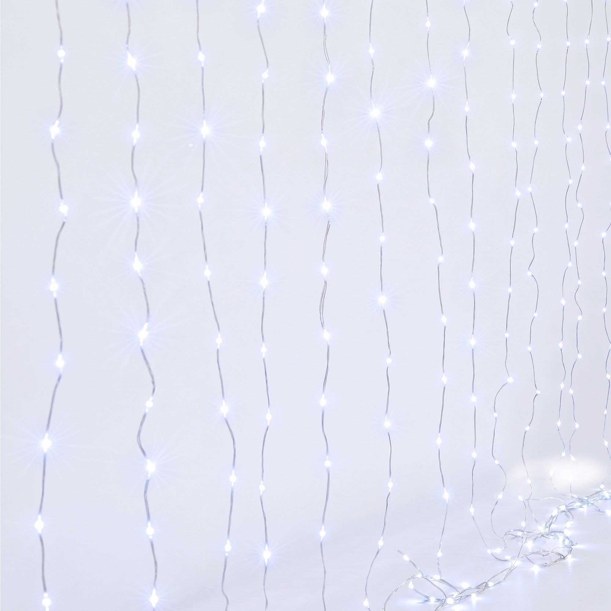 3X3M Christmas Lights Curtain String Light 300 LED Cool White - Occasions > Christmas > Outdoor Decorations & Lights - Rivercity House & Home Co. (ABN 18 642 972 209) - Affordable Modern Furniture Australia