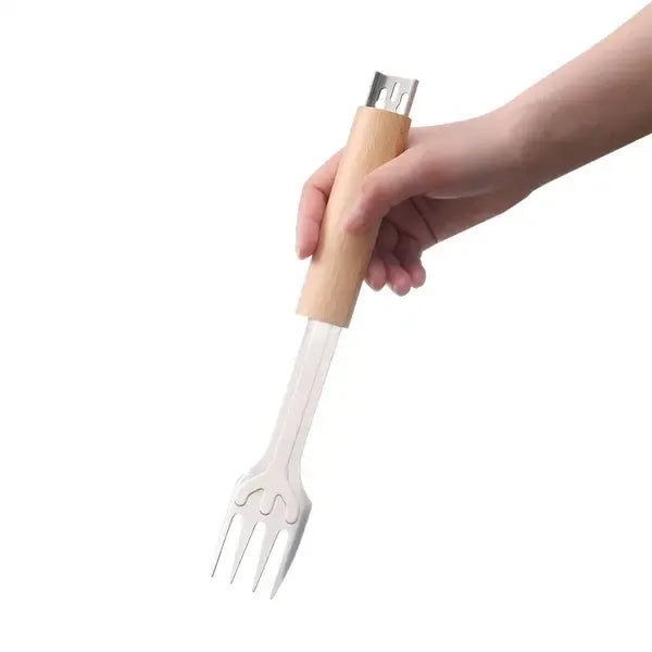 4-in-1 Folding Grill Multitool with Spatula, Fork, Tongs & Bottle Opener for Camping and Outdoor Grilling - Home & Garden > BBQ > BBQ Tools - Rivercity House & Home Co. (ABN 18 642 972 209) - Affordable Modern Furniture Australia