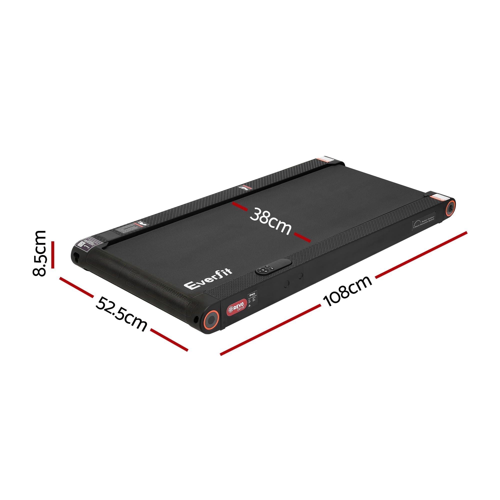 4 in 1 Vibration Walking Pad Treadmill Under Desk Treadmills for Home Gym with App Control 380mm Black - Sports & Fitness > Exercise, Gym & Fitness > Treadmills - Rivercity House & Home Co. (ABN 18 642 972 209) - Affordable Modern Furniture Australia
