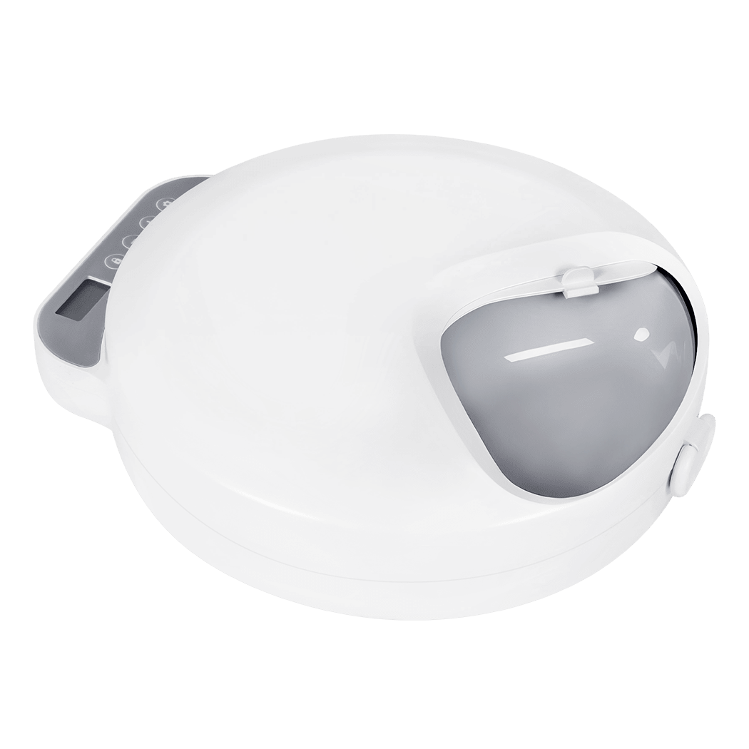 4 - Meal Automatic Timer Smart Pet Feeder with Ice Pack - White - Rivercity House & Home Co. (ABN 18 642 972 209) - Affordable Modern Furniture Australia