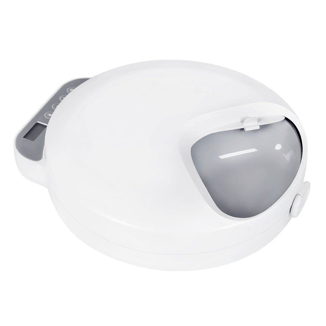 4 - Meal Automatic Timer Smart Pet Feeder with Ice Pack - White - Rivercity House & Home Co. (ABN 18 642 972 209) - Affordable Modern Furniture Australia