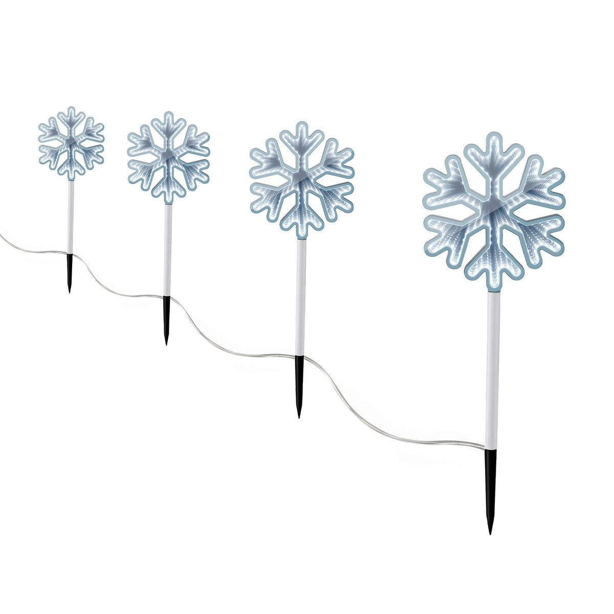 4 Pack Christmas Lights Path Lights Garden Decoration Outdoor Pathway Lighting - Occasions > Christmas > Outdoor Decorations & Lights - Rivercity House & Home Co. (ABN 18 642 972 209) - Affordable Modern Furniture Australia
