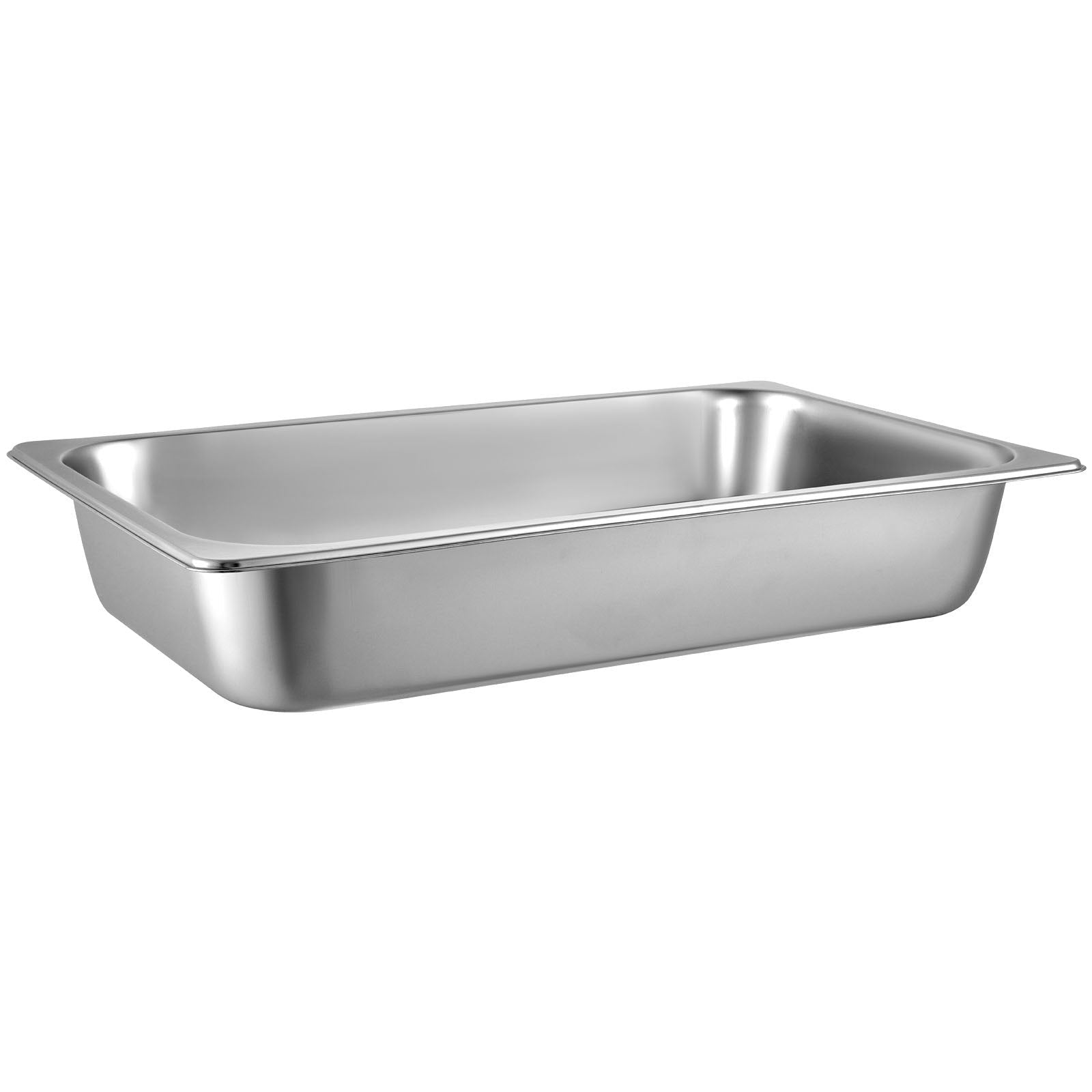 4 Pack Hotel Pan 3.7" Deep Steam Table Pan Full Size with Lid 20.8"L x 13"W Hotel Pan 22 Gauge Stainless Steel Anti Jam Steam Table Pan - Appliances > Kitchen Appliances > Food Warmers & Chafing Dishes - Rivercity House & Home Co. (ABN 18 642 972 209) - Affordable Modern Furniture Australia