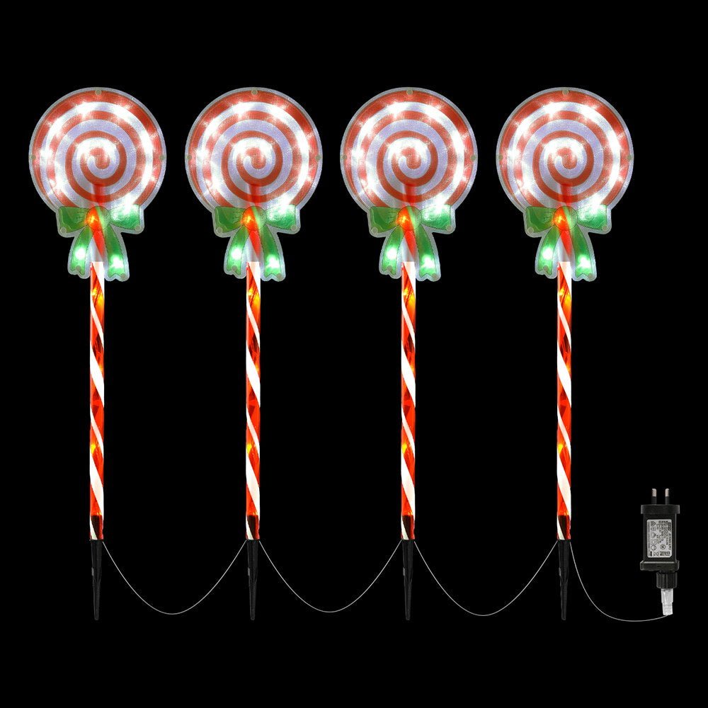 4 PCS Christmas Lights Path Ground Light Garden Decorations 68 LED - Occasions > Christmas > Outdoor Decorations & Lights - Rivercity House & Home Co. (ABN 18 642 972 209) - Affordable Modern Furniture Australia