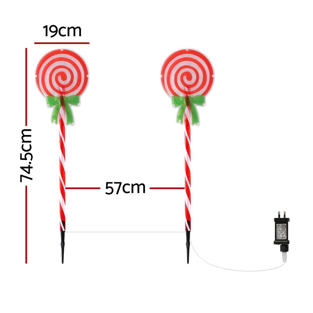 4 PCS Christmas Lights Path Ground Light Garden Decorations 68 LED - Occasions > Christmas > Outdoor Decorations & Lights - Rivercity House & Home Co. (ABN 18 642 972 209) - Affordable Modern Furniture Australia