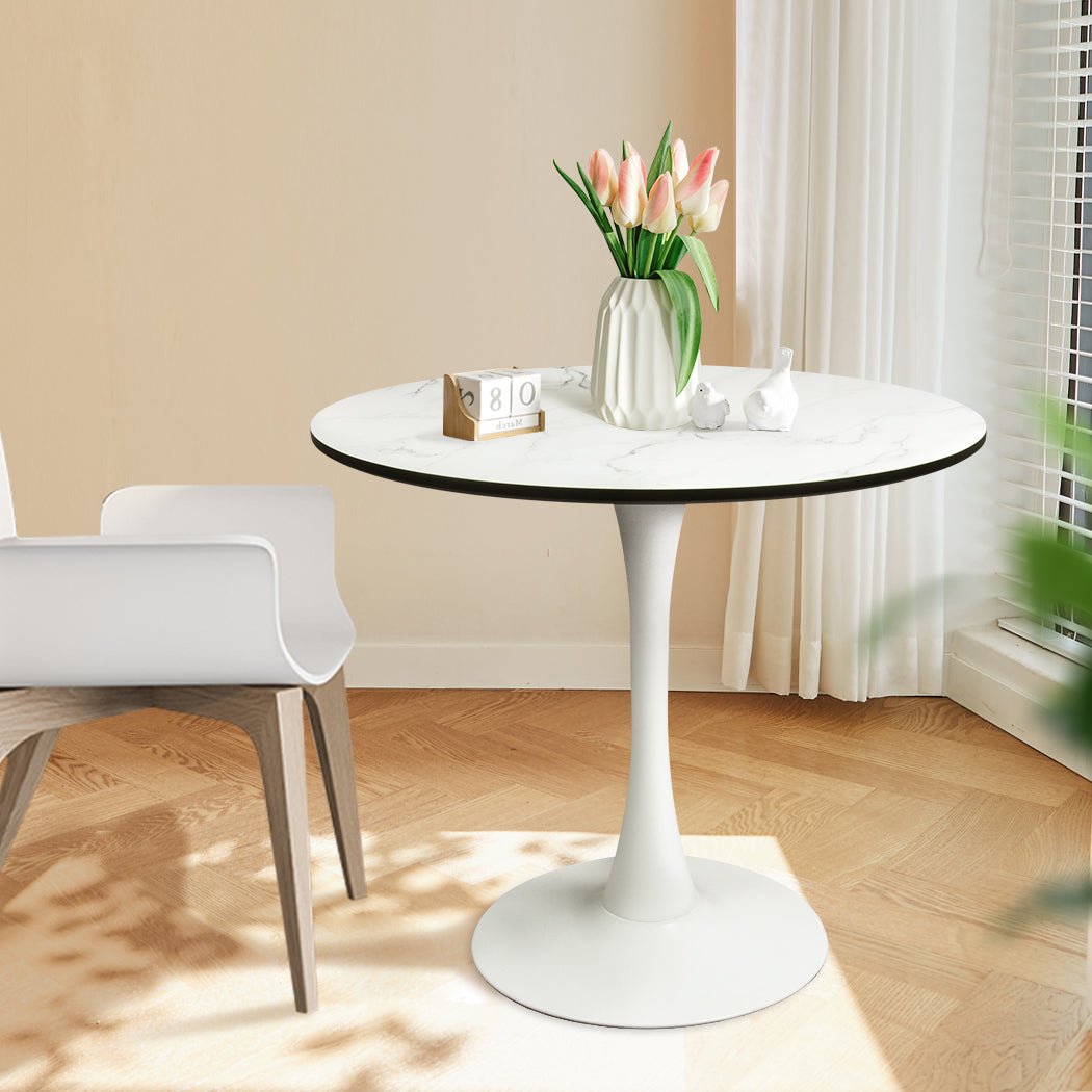 4 Person Dining Table Kitchen - White - Rivercity House & Home Co. (ABN 18 642 972 209) - Affordable Modern Furniture Australia