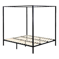 4 Poster King Bed Frame Black