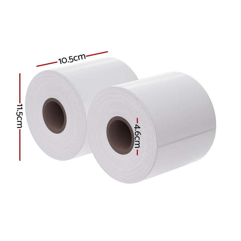 4 Rolls Direct Thermal Labels Paper Printer Paper BarcodeÂ Shipping Stickers - Electronics > Printer Accessories & Supplies - Rivercity House & Home Co. (ABN 18 642 972 209) - Affordable Modern Furniture Australia