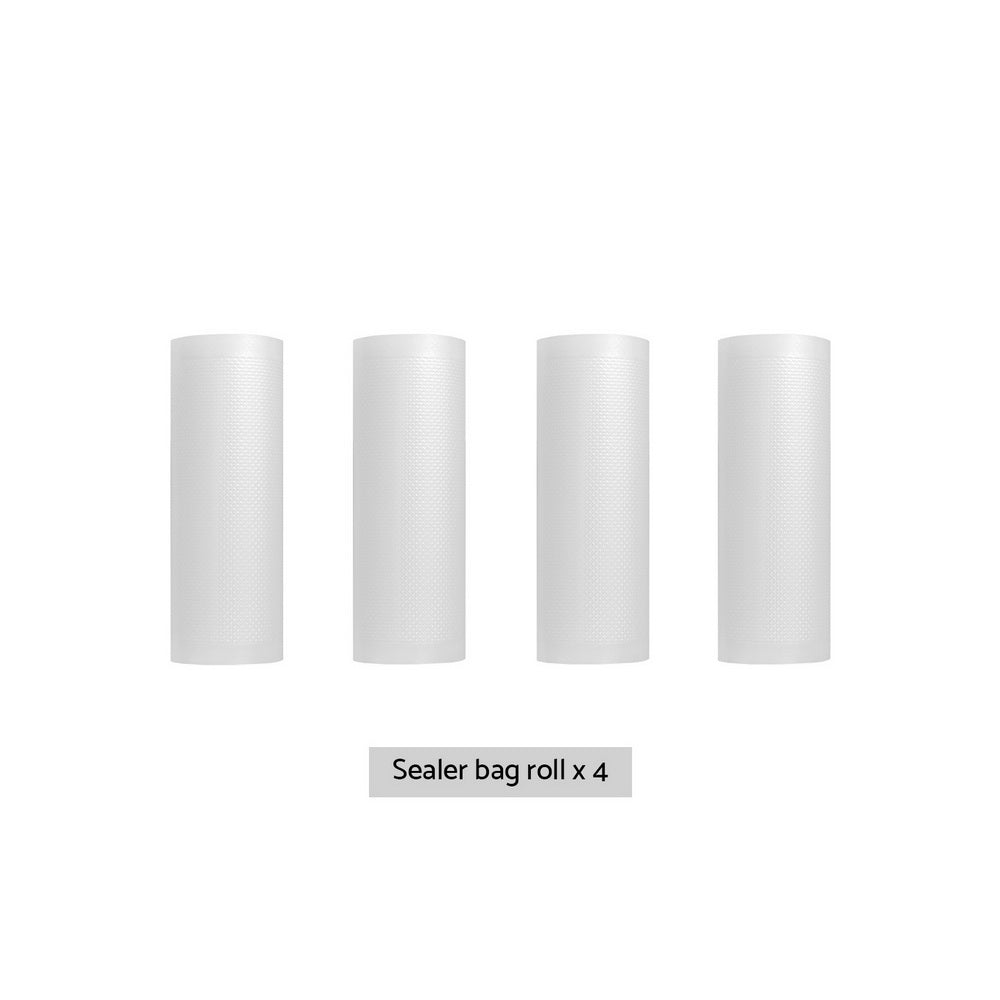 4 Rolls Food Vacuum Sealer Bags Storage Saver Heat Sealing Bag Pack 20CMX6M - Appliances > Kitchen Appliances - Rivercity House & Home Co. (ABN 18 642 972 209) - Affordable Modern Furniture Australia