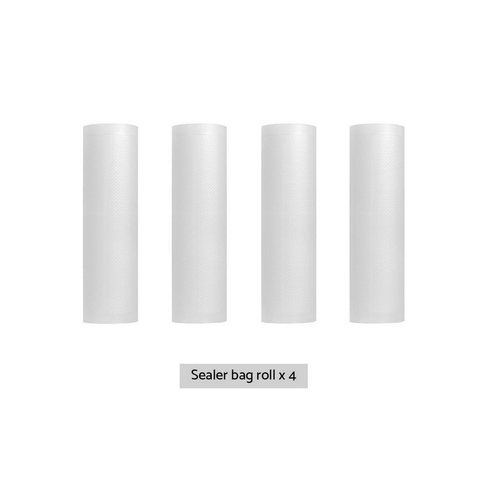 4 Rolls Food Vacuum Sealer Bags Storage Saver Heat Sealing Bag Pack 25CMX6M - Appliances > Kitchen Appliances - Rivercity House & Home Co. (ABN 18 642 972 209) - Affordable Modern Furniture Australia