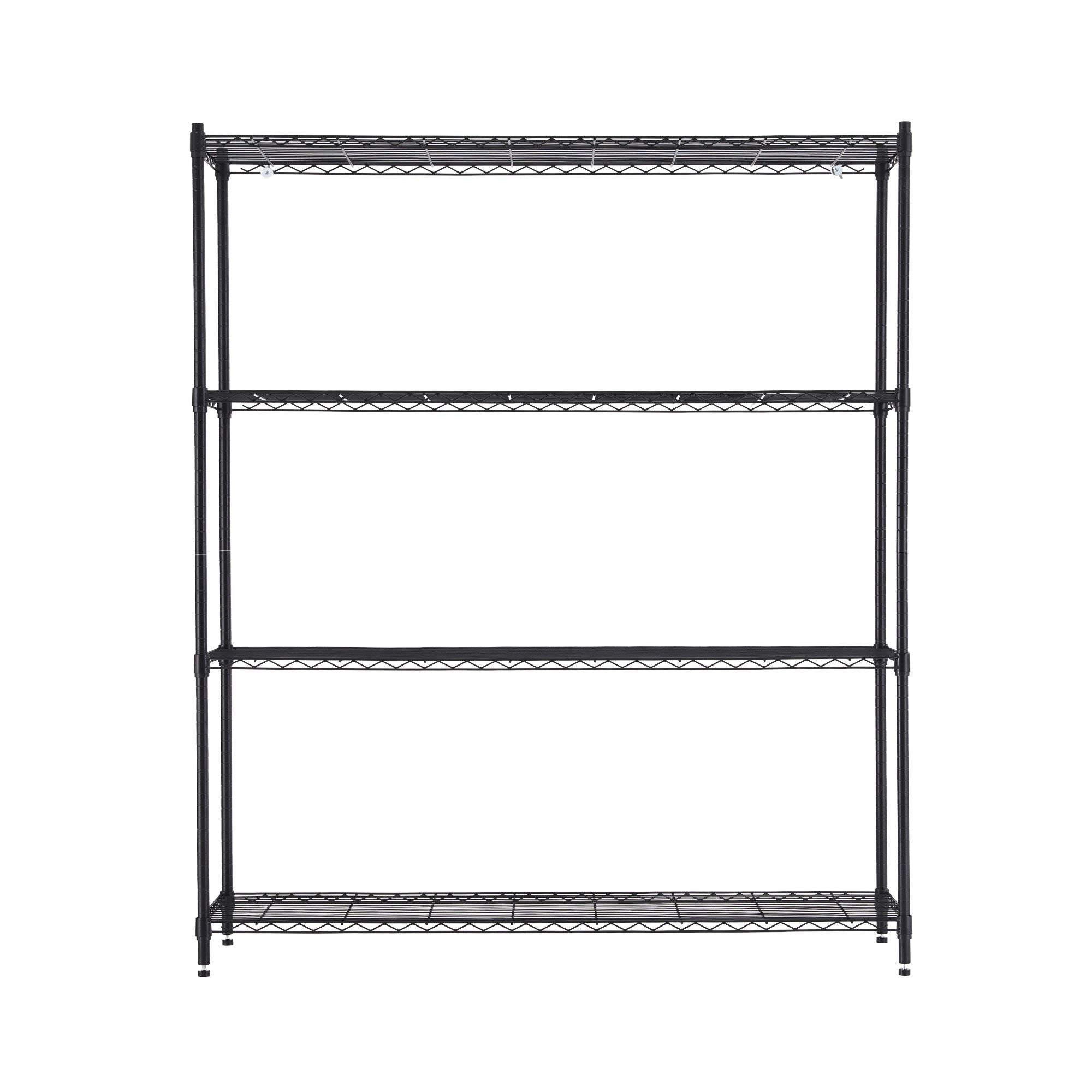 4 - Tier Kitchen Rack Shelf with Wheels Shelving 152x45x187CM Adjustable Metal Storage Shelves - Home & Garden > Kitchenware > Kitchen Utensils - Rivercity House & Home Co. (ABN 18 642 972 209) - Affordable Modern Furniture Australia